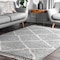 Nuloom Jessie Moroccan Lattice Tassel Area Rug 2ft 8in x 8ft GCDI08B-2808 - alternate 1